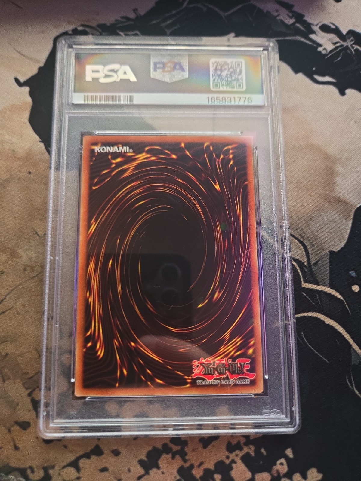 2002 Yugioh! LOB gaia/dragon Champion Leg.Blue Eyes Wht.dragon Psa 10 view 2