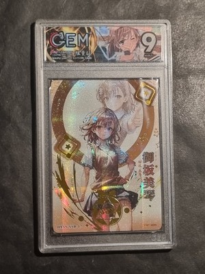 MIKOTO MISAKA - A SURE MAGICAL INDEX - GRADED CARD 9 - MINT - NO PSA BGS