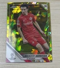 2021 Topps Chrome Sapphire UEFA Champions League Soccer Yellow Brenden Aaronson #97 PSA 9