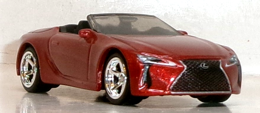 LOOSE 2025 MATCHBOX 1:64 RADIANT RED 2021 LEXUS LC 500 WHEEL SWAP