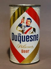 DUQUESNE PILSENER FLAT TOP BEER CAN PITTSBURGH 