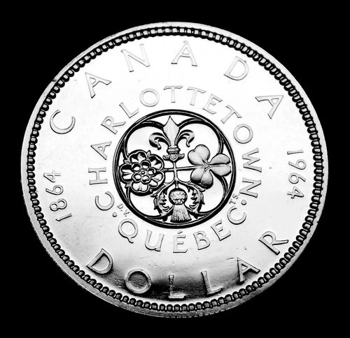 1964 $1 silver coin that is UNC and in a paper flip. Gorgeous cameo coin