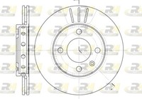 2X Roadhouse Bremsscheibe 6426.10 FüR 6N1 Lupo 6V2 6N2 Arosa 6E1 Vw Classic Polo