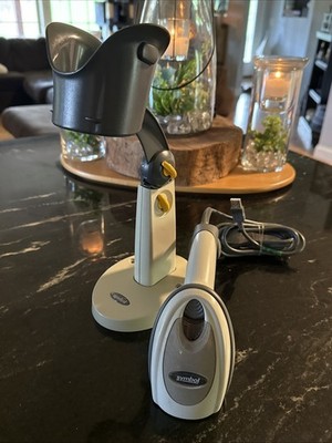 SYMBOL MOTOROLA ZEBRA NCR Handheld Barcode Scanner USB Cord DS6707 with Stand