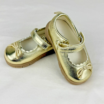 Carter's Just One You Toddler Girls First Walker Mary Jane Shoe Gold Size 4