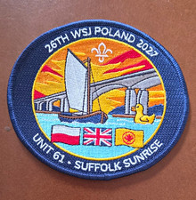 26th World Scout Jamboree 2027 Poland Unit 61 Suffolk Sunrise