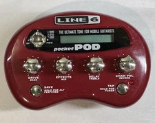 Line 6 Pocket POD Multi-Effects Guitar Effect Control Battery Powered Portable