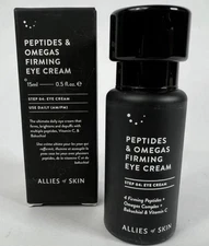 Allies of Skin Peptides & Omegas Firming Eye Cream Brighten & Depuff Full Size