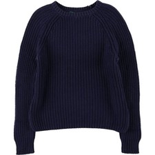 Ralph Lauren Petite Ribbed Cotton Sweater Women's S Japan