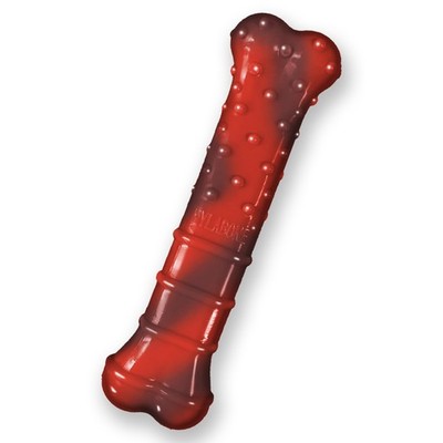 Nylabone Power Chew Textured Bone  Beef Jerky Flavor Medium Up to 35 lb 1ct