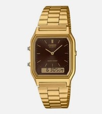 Casio New AQ-230GA-5A Retro Digital Analog Alarm Mens Watch AQ230