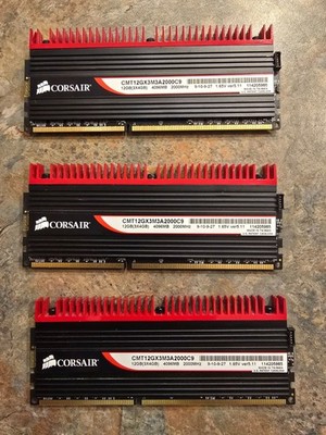 Corsair Dominator-GT 12GB RAM (3x4GB) - DDR3-2000MHz CMT12GX3M3A2000C9 Memory