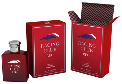 Red Racer Colonge Racing Club Red Cologne For Men 3.4 fl. oz. EDT By Mirage Brands Spray ...