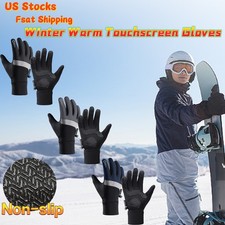 Winter Warm Windproof Lightweight Touchscreen Glove Anti-Slip for Outdoor Sports