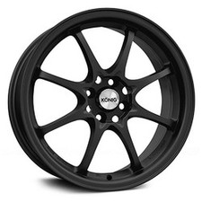 15x6.5 Konig 72b Helium Matte Black Wheels 4x100 40mm Set Of 4 15x6.5 Konig 72b Helium Matte Black Wheels 4x100 40mm Set Of 4