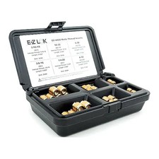 Thread Repair Kit, Knife Thread Inserts, #10-32, #6-32, #8-32, 1/4"-20,