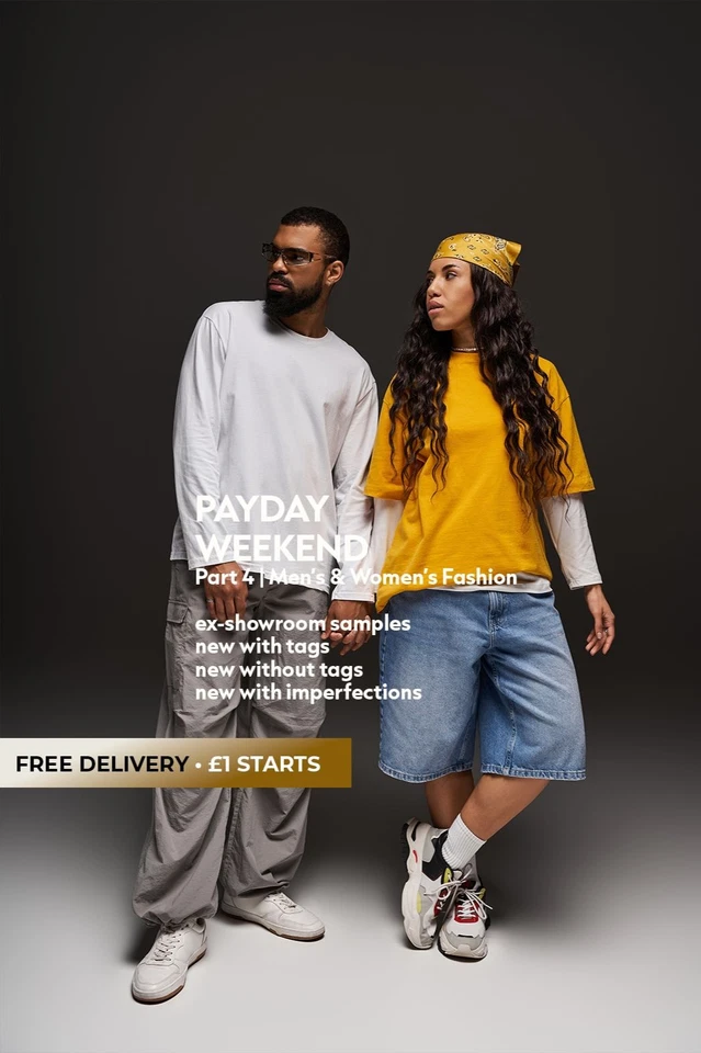 Payday Weekend Part 4 | Men's & Women's Fashion | £1 Starts* | FREE 🚚
