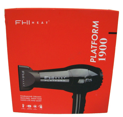 FHI Heat Platform Nano Pro 1900 Turbo Hair Dryer Tourmaline Ceramic Attachments