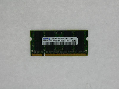 Banco Di RAM DDR2 1GB PC2-4200 SO-DIMM Per Laptop – 200 Pin, Bassa Densità, Nuovo