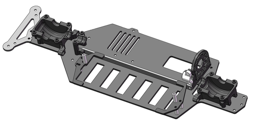 Carbon Fiber Upper Top Deck For 1/10 Tamiya TT-02 TT-02B RC Car