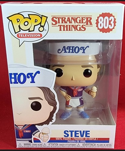 Stranger Things Steve Funko # 803 (nuevo en caja) con protector pop - Imagen 2 de 7