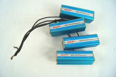 LOT (4) OVP OVP-RJ45-E100/4-C Surge Arrester Ethernet LAN Surge Protector B341