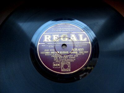 1142/PERCIVAL-MACKEY KIT-CAT-BAND-Viktoria And Her Hussar-MAUSI-78rpm Schellack