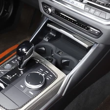 Black Front Center Console Cup Holder Coin Holder For BMW 3 4 I3 I4 Series 20-23