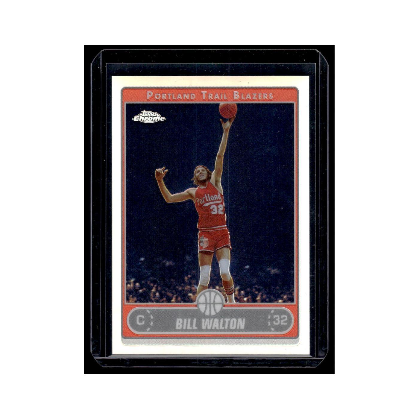 Bill Walton 2006 Topps Chrome Refractor #155 Portland Trail Blazers NM