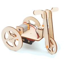 Teachers STEM Electric Tricycle DIY Kit Kids Educational Wooden Toys Ages 8
