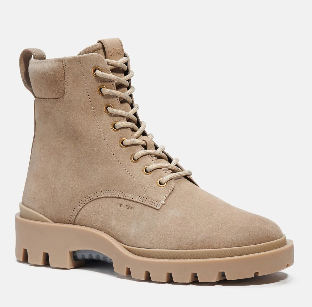 Coach Citysole Suede Leather Combat 