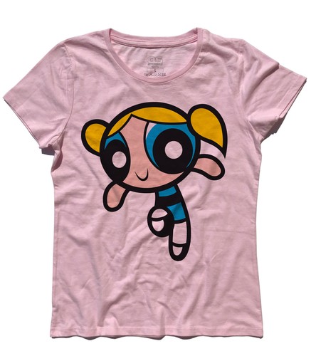 Camiseta Mujer Dolly Súper Nenas Burbujas El Superpoderosas Girls Vintage |