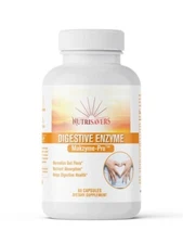 Digestive Enzyme Enhance Bodies Nutrition & Breakdown of Protein & Sugar, 60 Cap