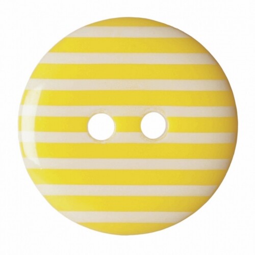 Hemline Round Stripe Buttons Yellow 18mm - per pack of 4 | eBay UK