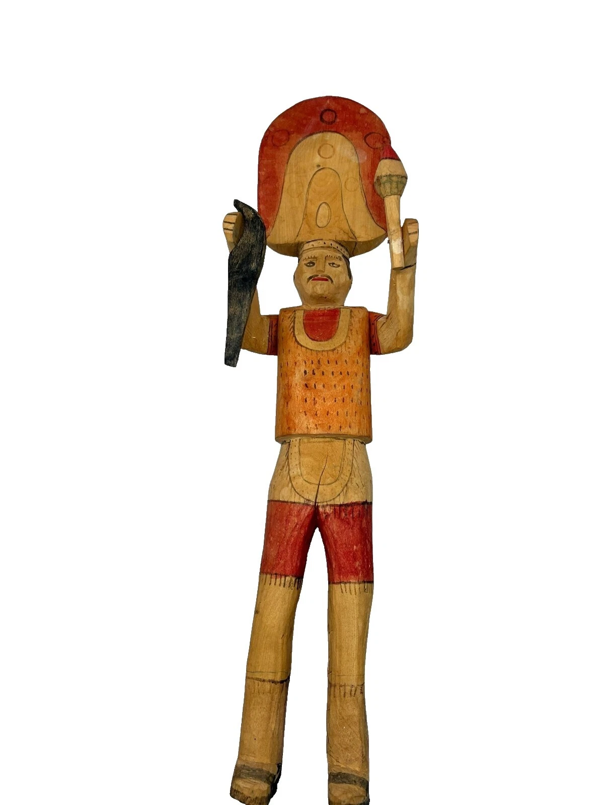 Multi-Color Statue Asian Antiques