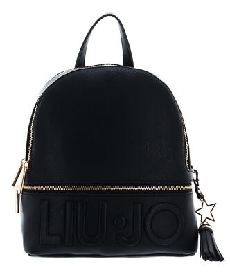 LIU JO Backpack M Rucksack Freizeitrucksack Rucksack Nero schwarz Neu