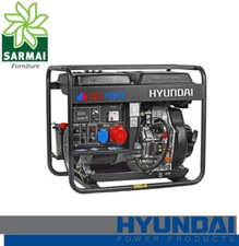 Hyundai DHY6000LE Generatore Corrente Diesel Trifase 6 Kw 12 HP 456cc 14 LT