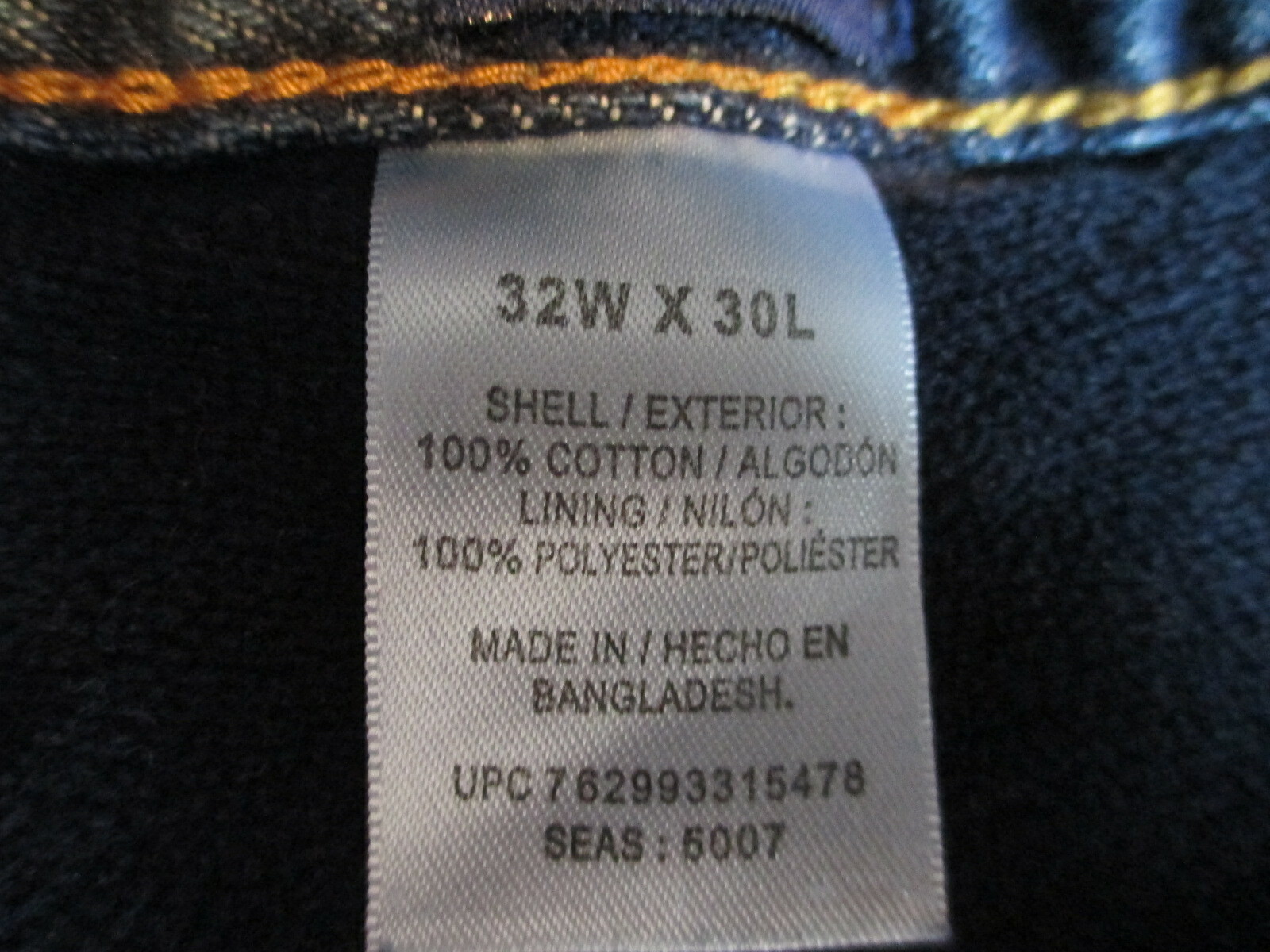 Womens Insulated Basic Editions Jeans Size 32W X … - image 2