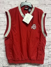 Ohio state men s red vest jacket new with tags size medium
