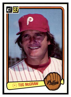 1983 Donruss Tug McGraw #371 Philadelphia Phillies