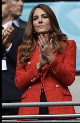 Blazer Kate Middleton Veste Zara ZARA Blazer Petite Veste Rouge