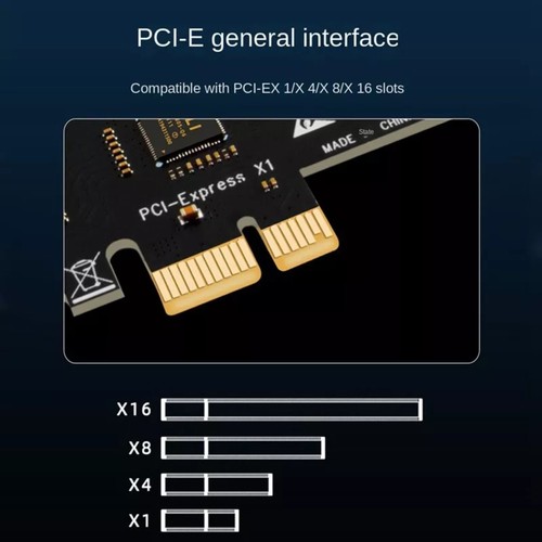 Expansion Card PCIE to 8 Port USB 3.2 Gen1 Controller Type C 5Gbps Converter - Picture 8 of 8