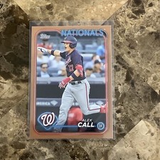 2024 Topps Series 2 Alex Call #496 Gold /2024 Washington Nationals A-26