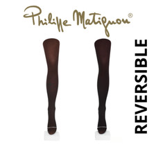 Double Face 70 DEN Tights, Various Colors, REVERSIBLE Philippe Matignon