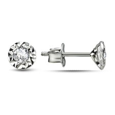 Aris Diamond 0.09ct Miracle einzelne Ohrring ...