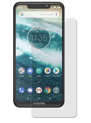Displayschutzfolie für Motorola One Power - (3 Stück) kristallklare Anti-Shock D