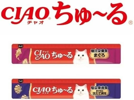 INABA CIAO Churu Liquid Cat Treats 14 g × 40 Sticks Tuna 4Variety - Image 3 of 4