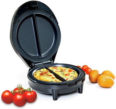 Omelett Maker Ei Friteuse Pfanne Elektrisch Antihaft 1000W Rührkocher Geepas