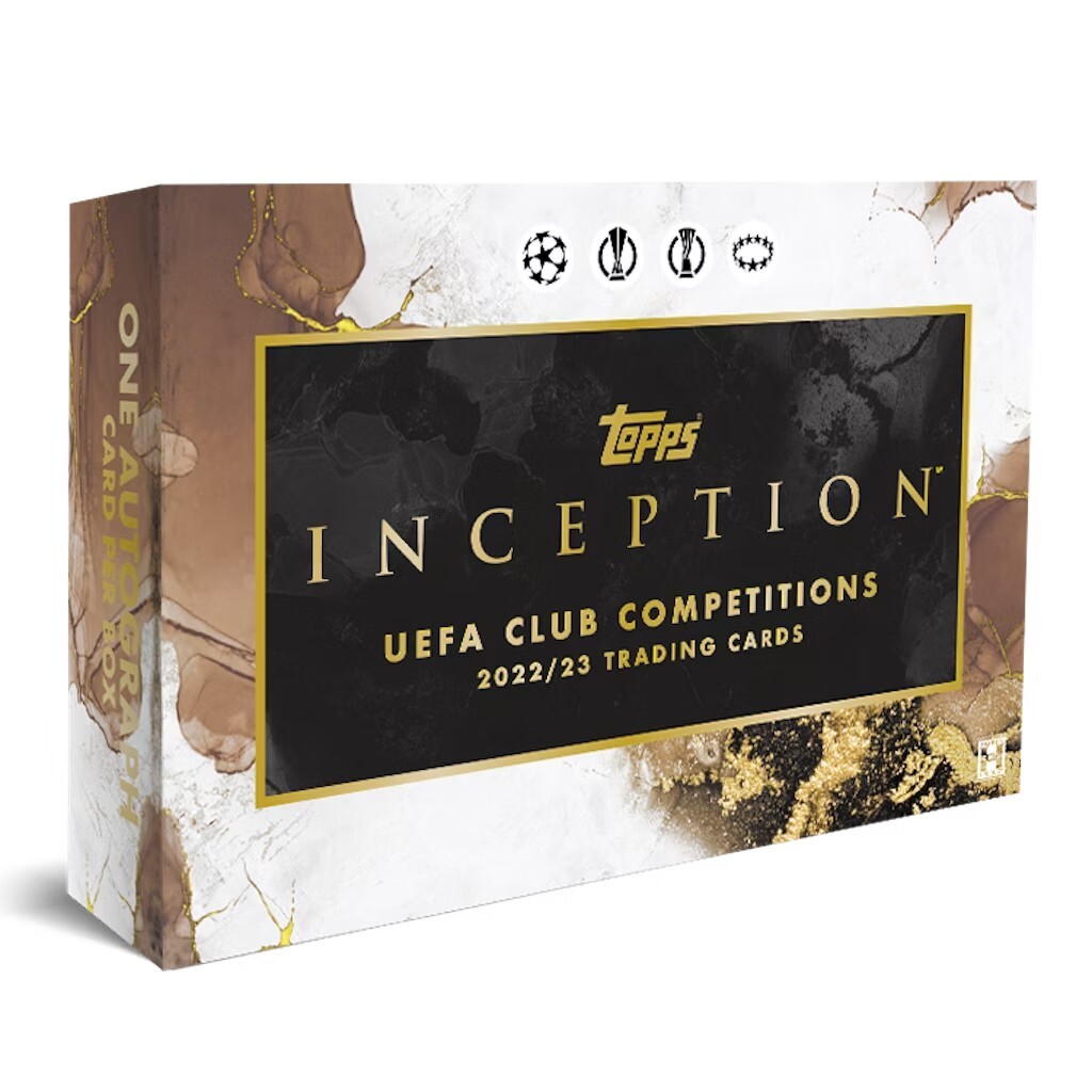 2022-23 Topps Inception UEFA Club Competitions Soccer Hobby Box 