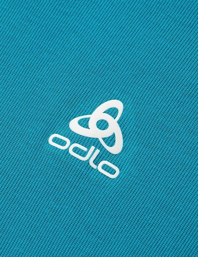 Odlo Kids Active Warm Baselayer Long Sleeve Shirt, Blue, 116 - Picture 2 of 4